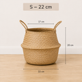 Cesto Cozy em Rattan Natural