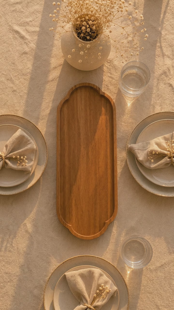 LunaTray | Cozy Wooden Tray